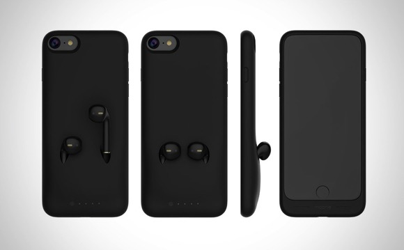 Matte black，Mobile phone shell，airpods，Portable，