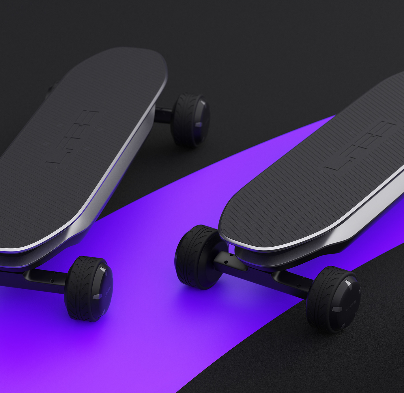 Electric skateboard，PLMM，Inclined deck，
