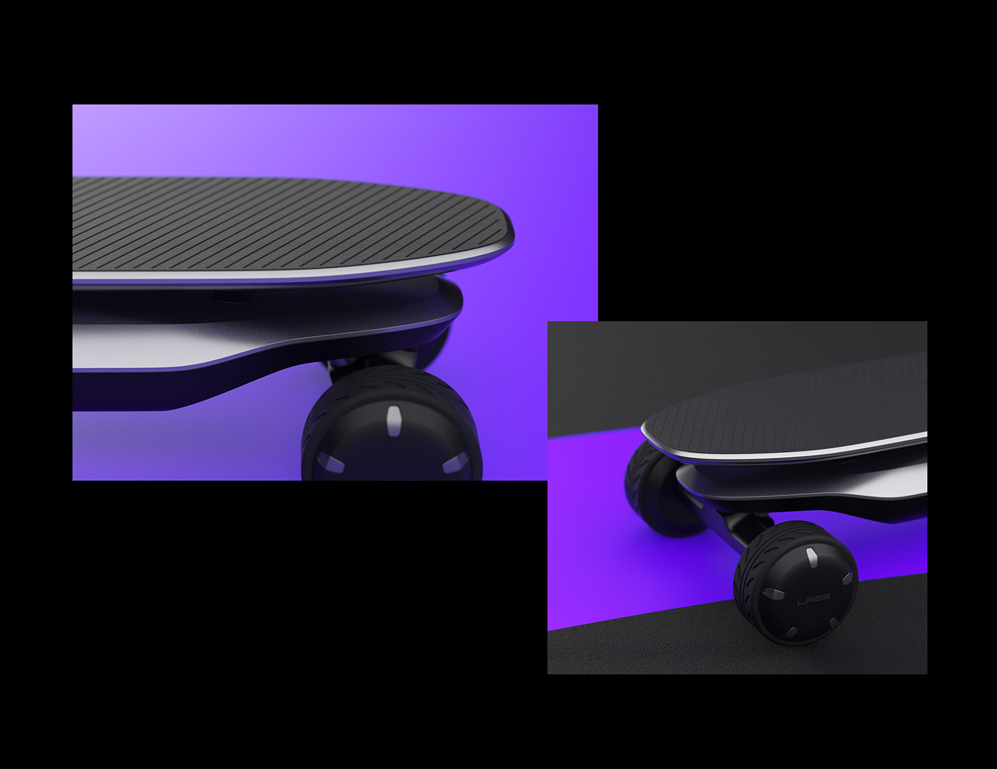 Electric skateboard，PLMM，Inclined deck，