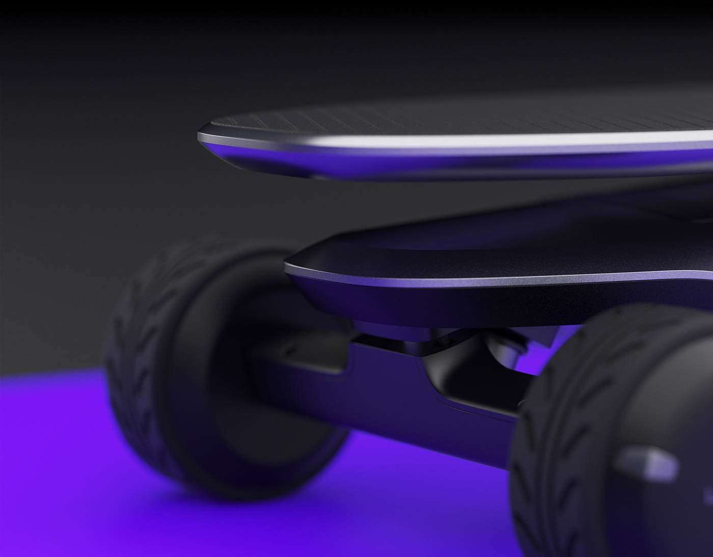 Electric skateboard，PLMM，Inclined deck，