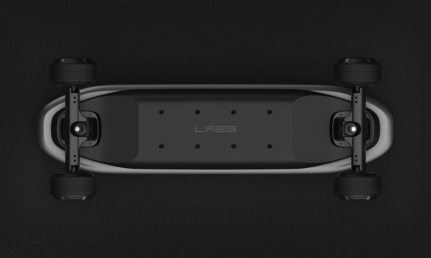 Electric skateboard，PLMM，Inclined deck，