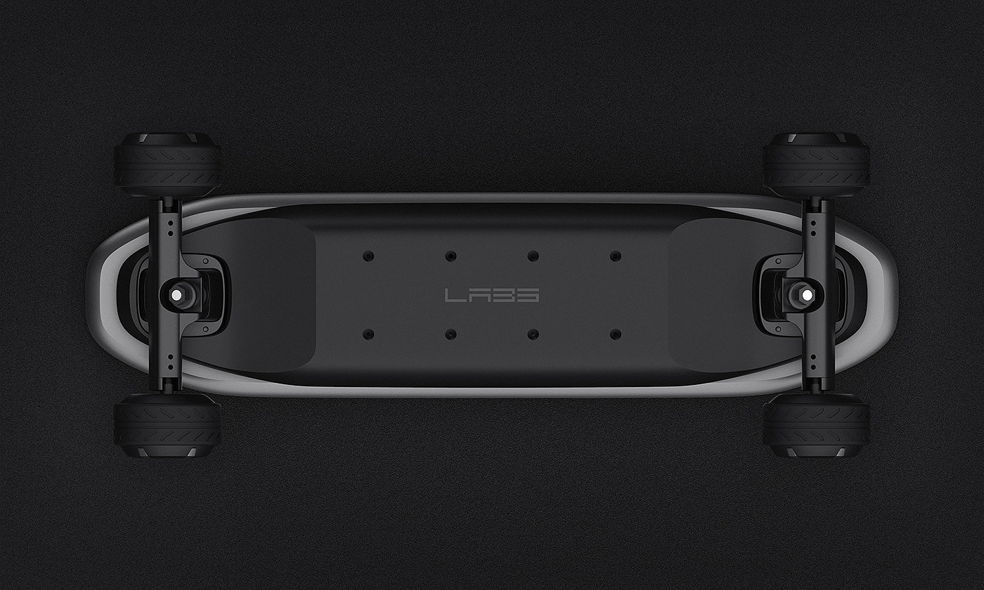 Electric skateboard，PLMM，Inclined deck，