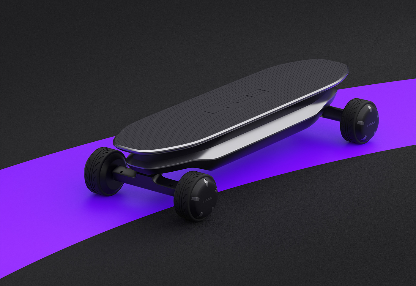 Electric skateboard，PLMM，Inclined deck，