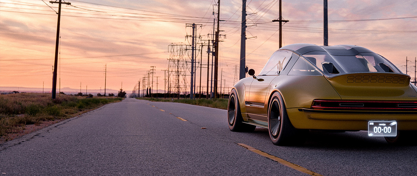 PASHA，vehicle，Retro future look，