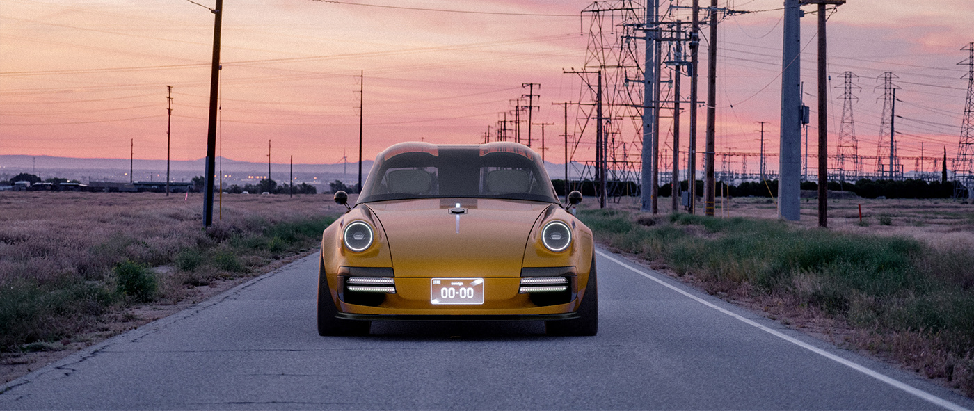 PASHA，vehicle，Retro future look，