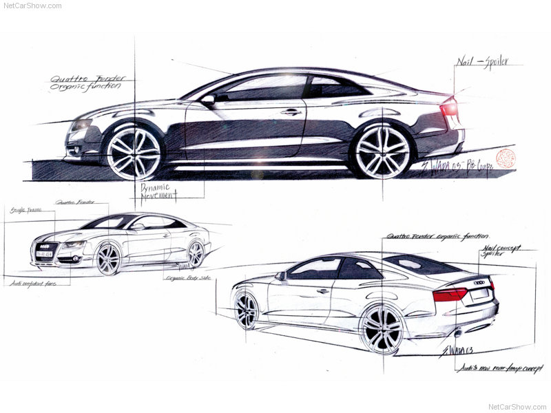 Automobile design，Hand drawing exercise，design sketch，