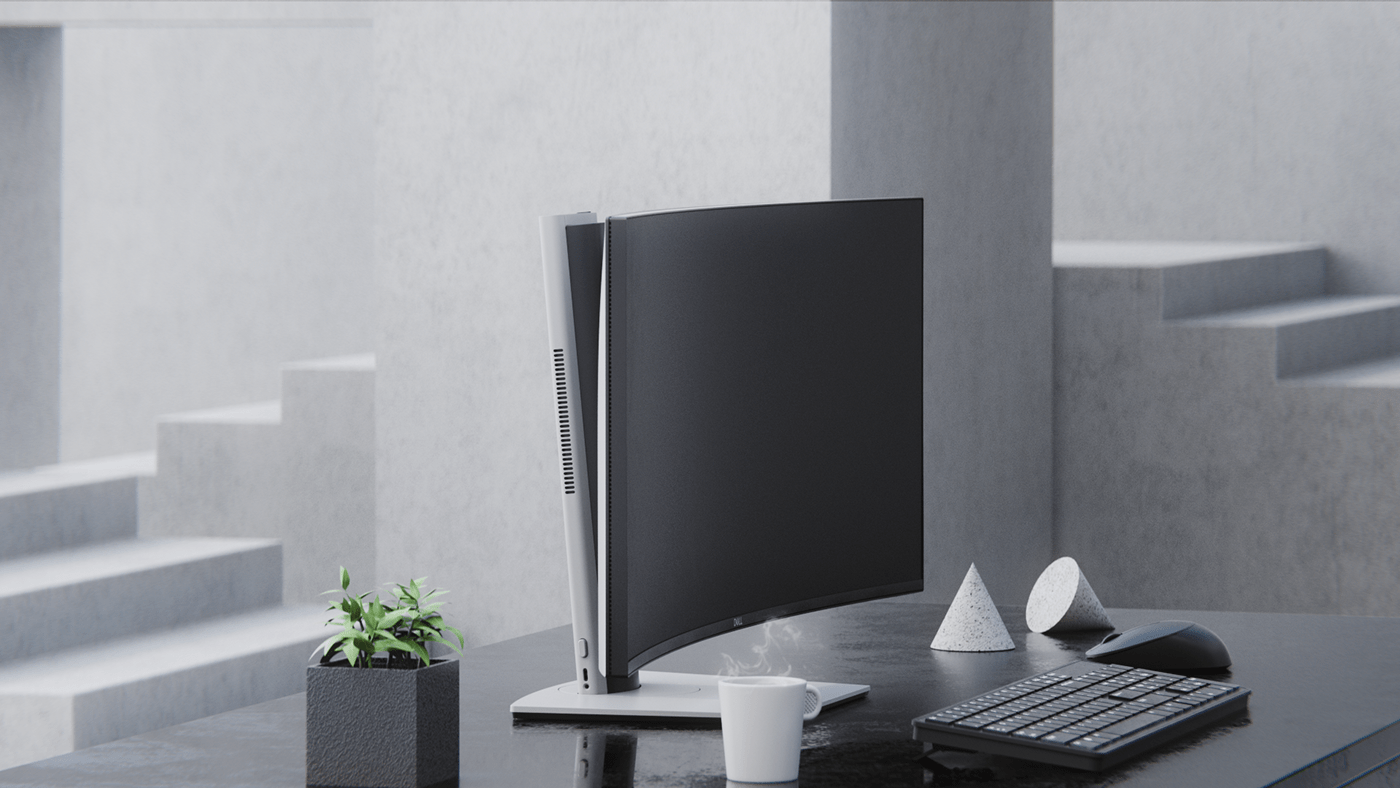 monitor，3d，Dale，