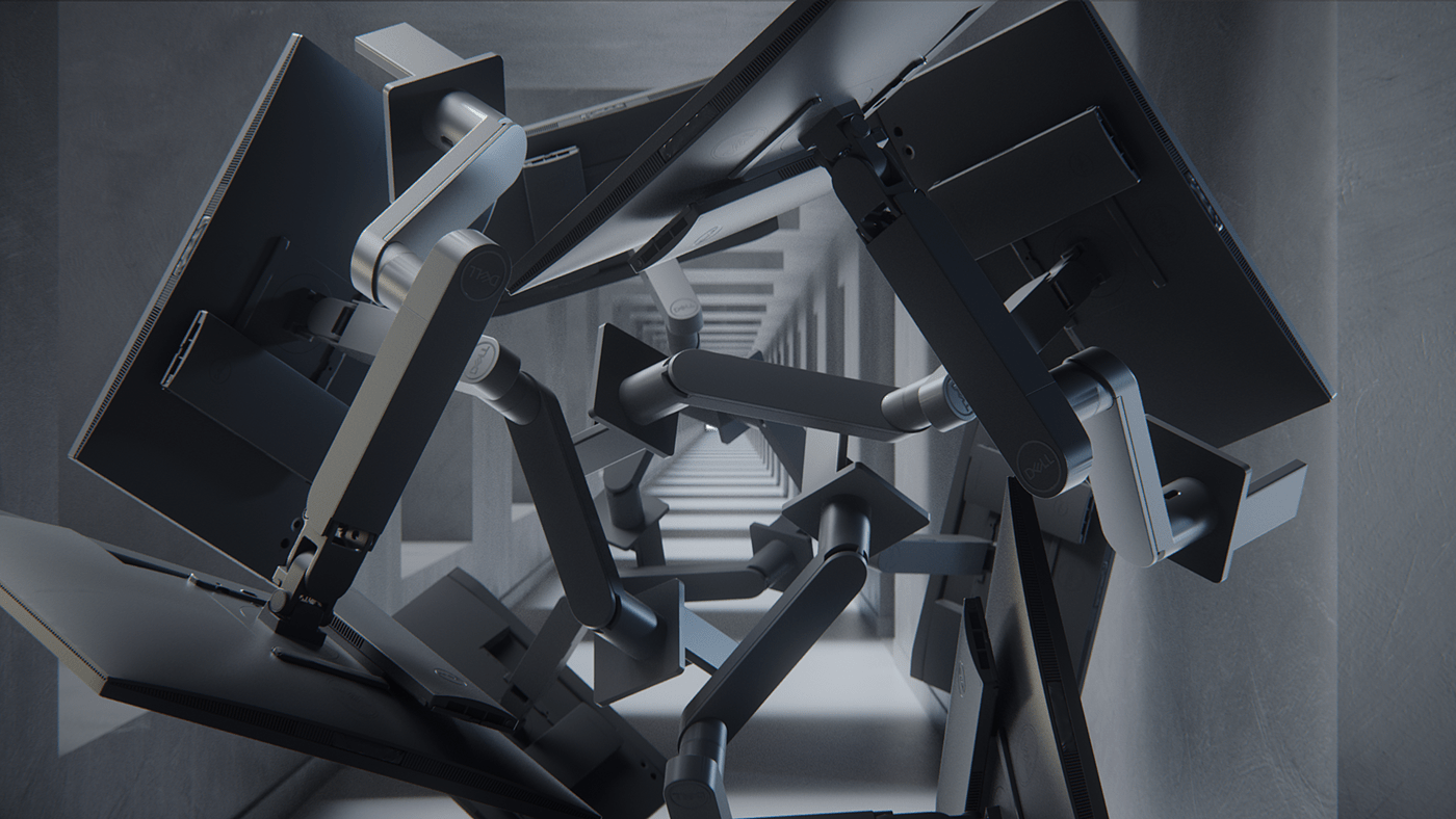 monitor，3d，Dale，