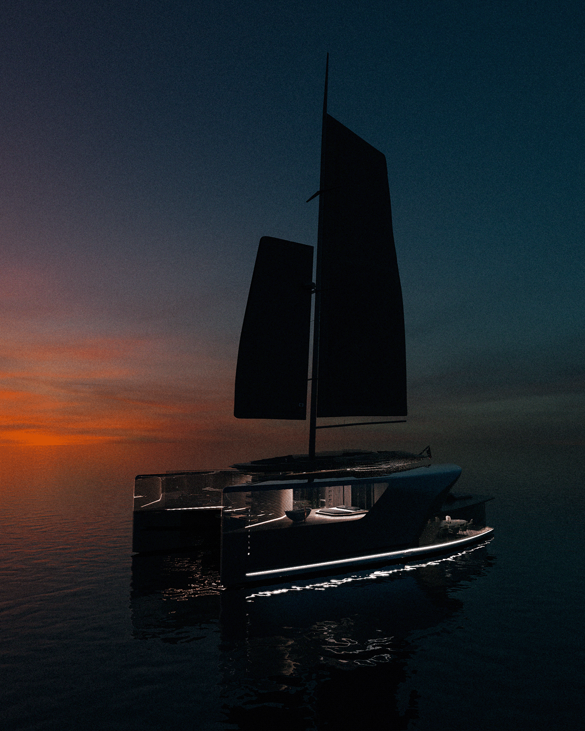 yacht，inside，cgi，Render，