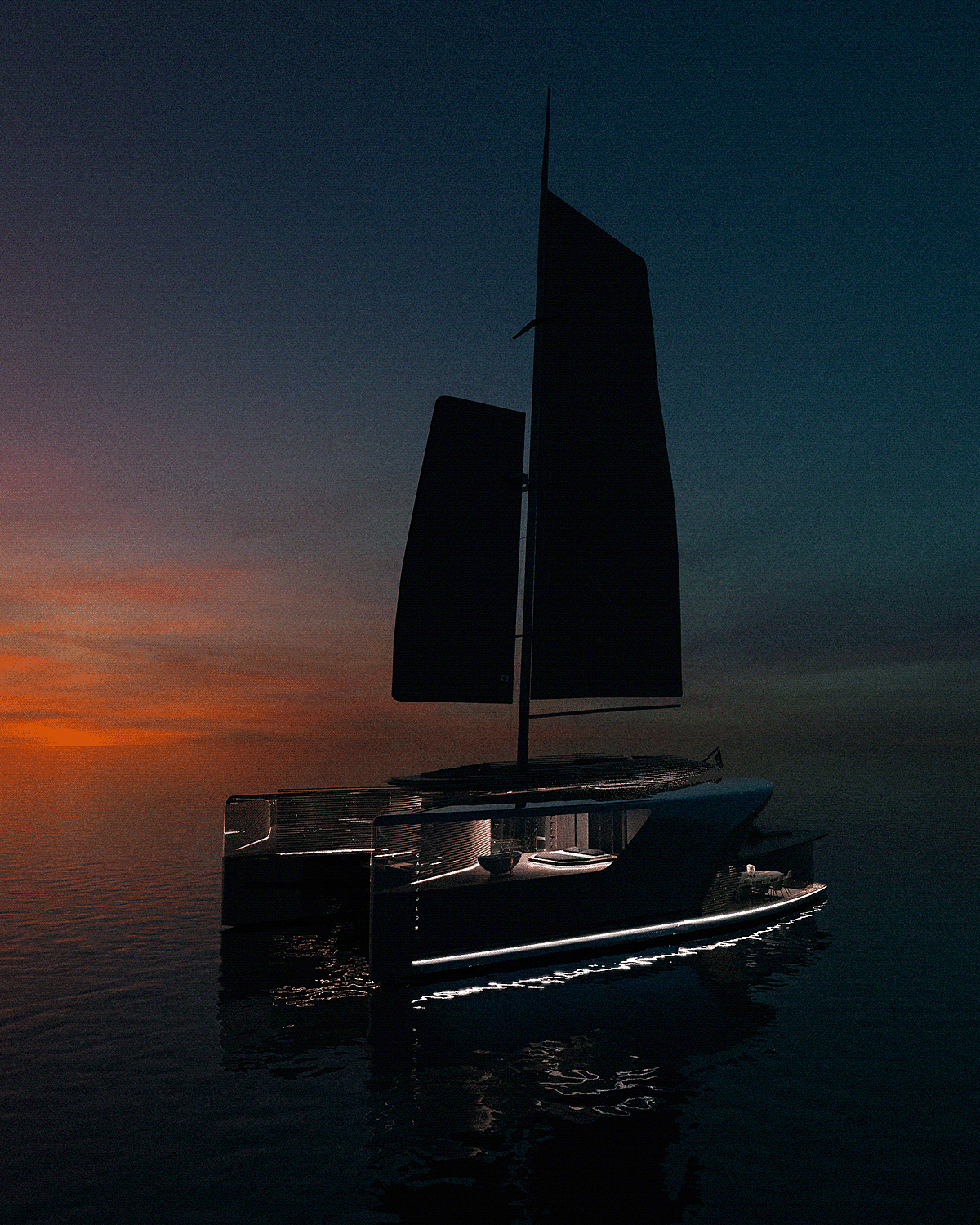 yacht，inside，cgi，Render，