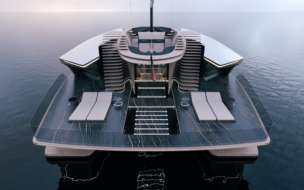 yacht，inside，cgi，Render，