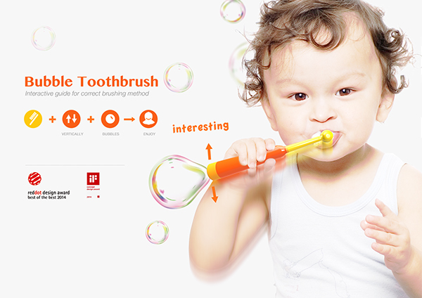 toothbrush，intelligence，Red dot award，