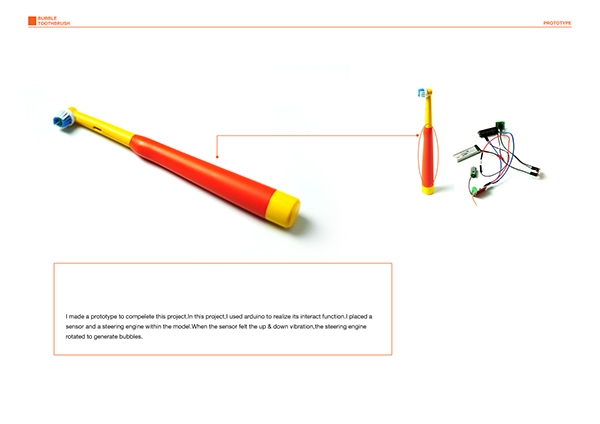 toothbrush，intelligence，Red dot award，