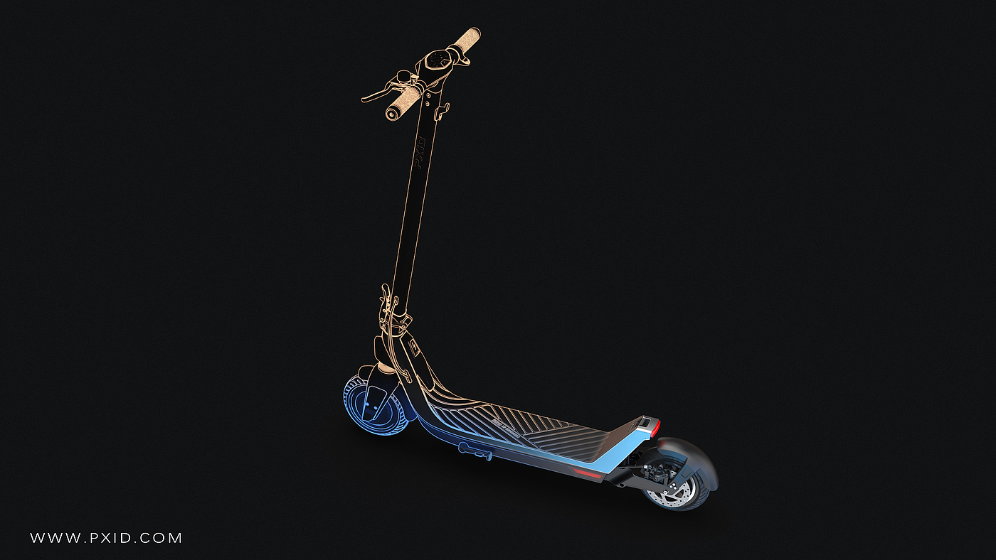 电动滑板车，滑板车设计，电动滑板车设计，electric scoot，scootoer design，