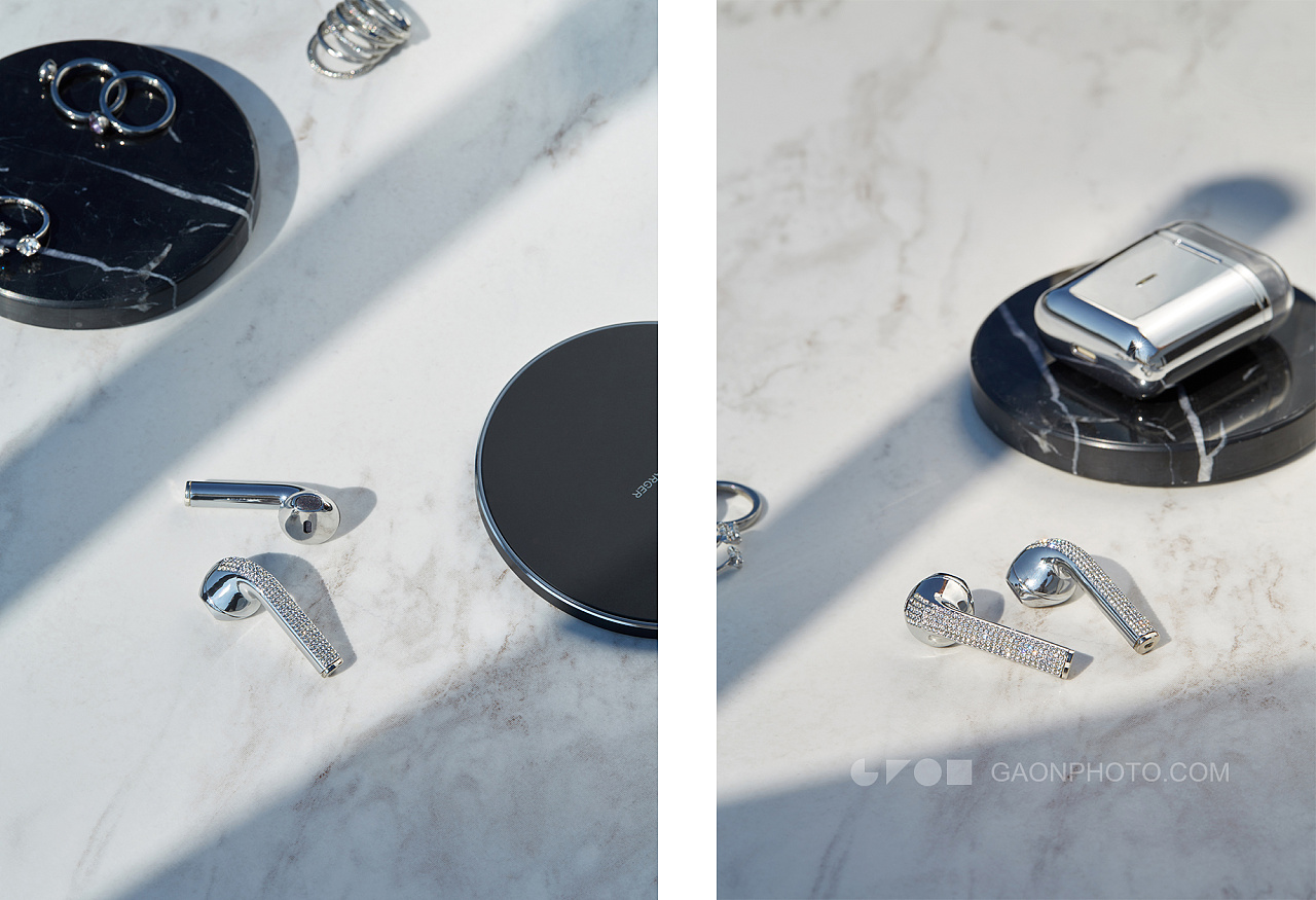 Bluetooth headset，，Product shooting，Earphone shooting，