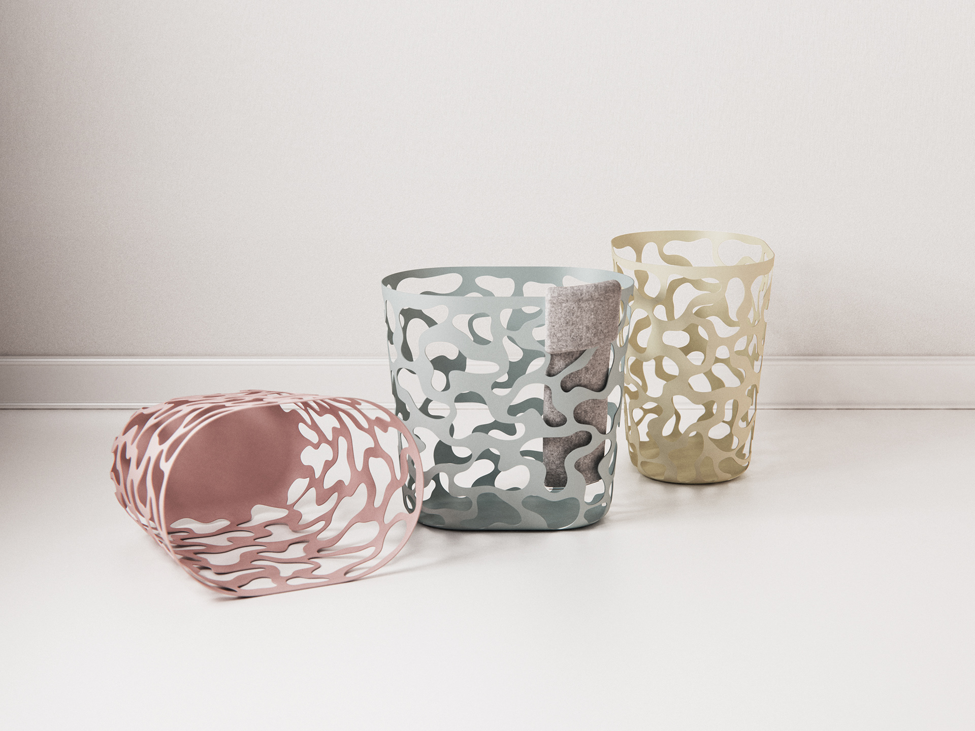 KAMO，Laundry basket，3D pattern，