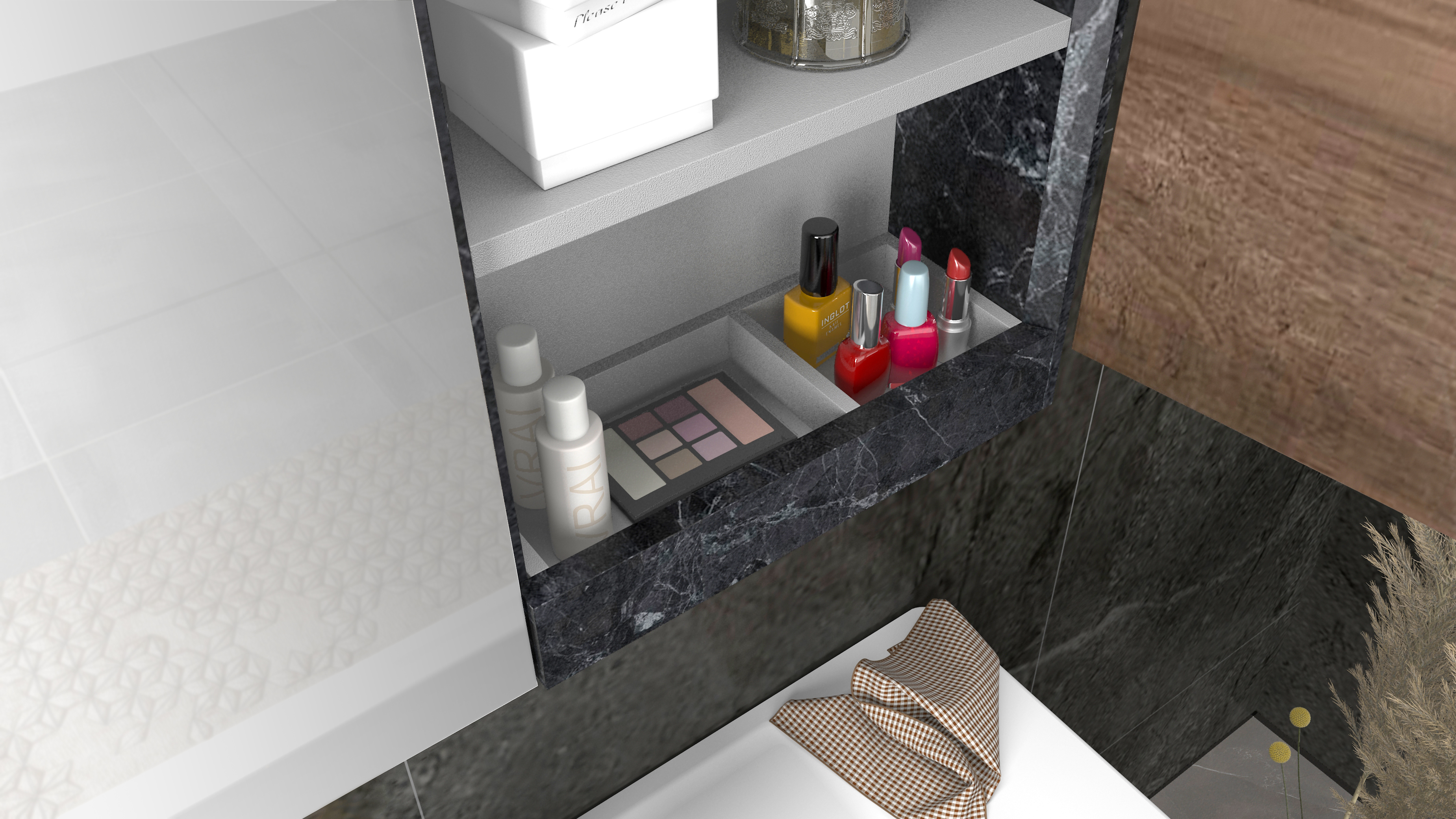 Bathroom cabinet，
