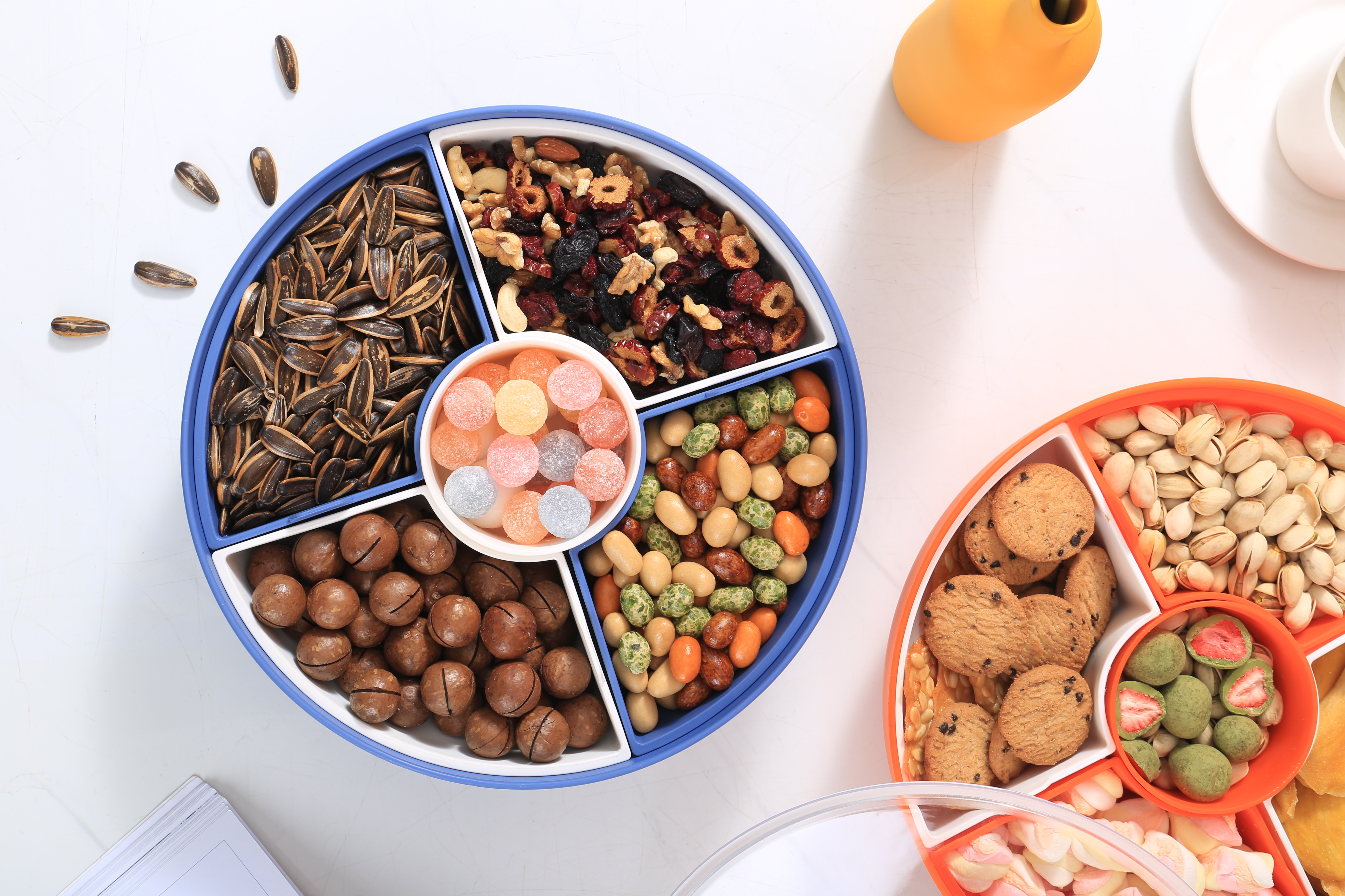 Fruit tray，Fruit tray，Vegetable Platter，Vegetable Platter，Daily Necessities，Daily Necessities，kitchen，kitchen，circular，circular，Put into operation，Put into operation，