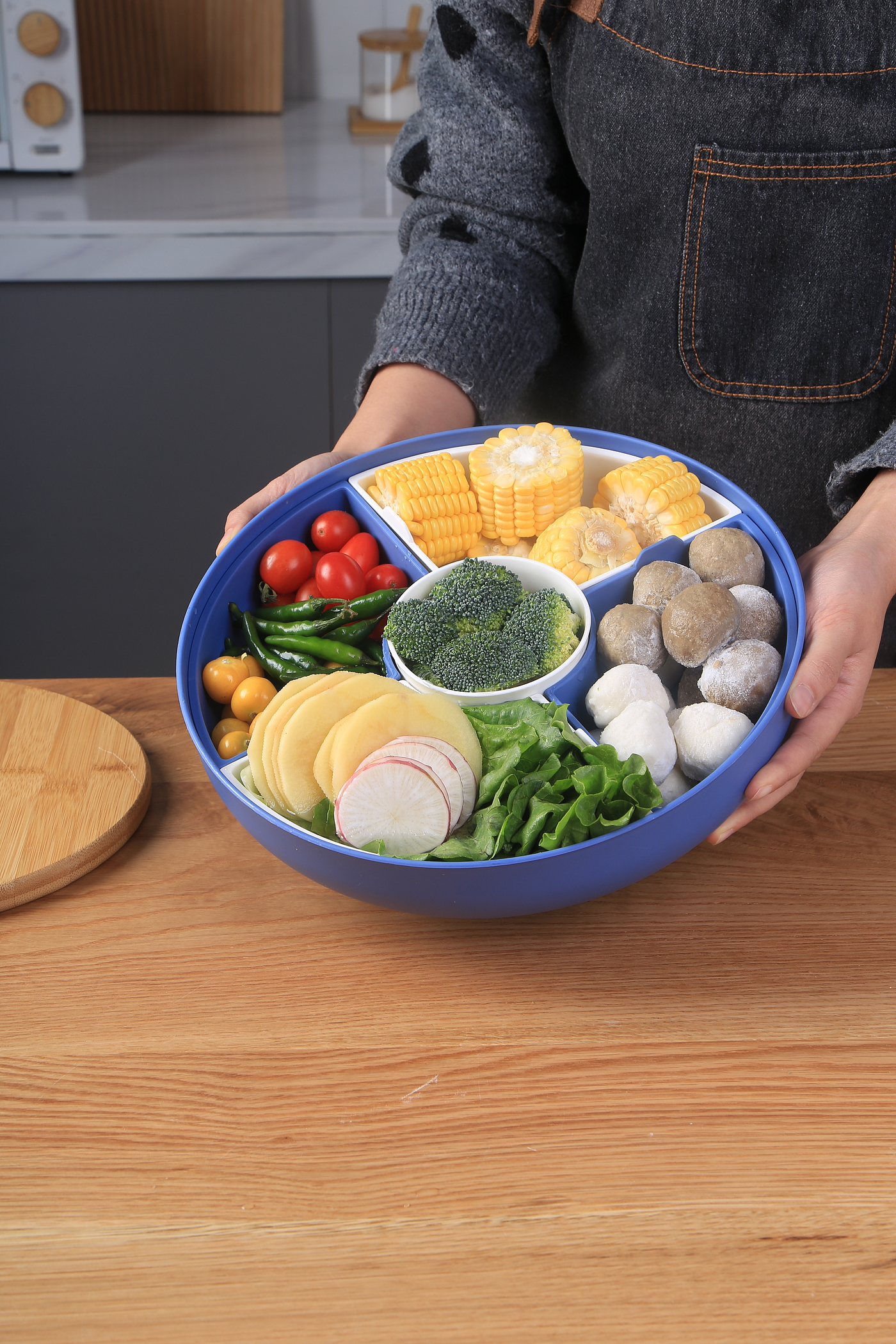 Fruit tray，Fruit tray，Vegetable Platter，Vegetable Platter，Daily Necessities，Daily Necessities，kitchen，kitchen，circular，circular，Put into operation，Put into operation，