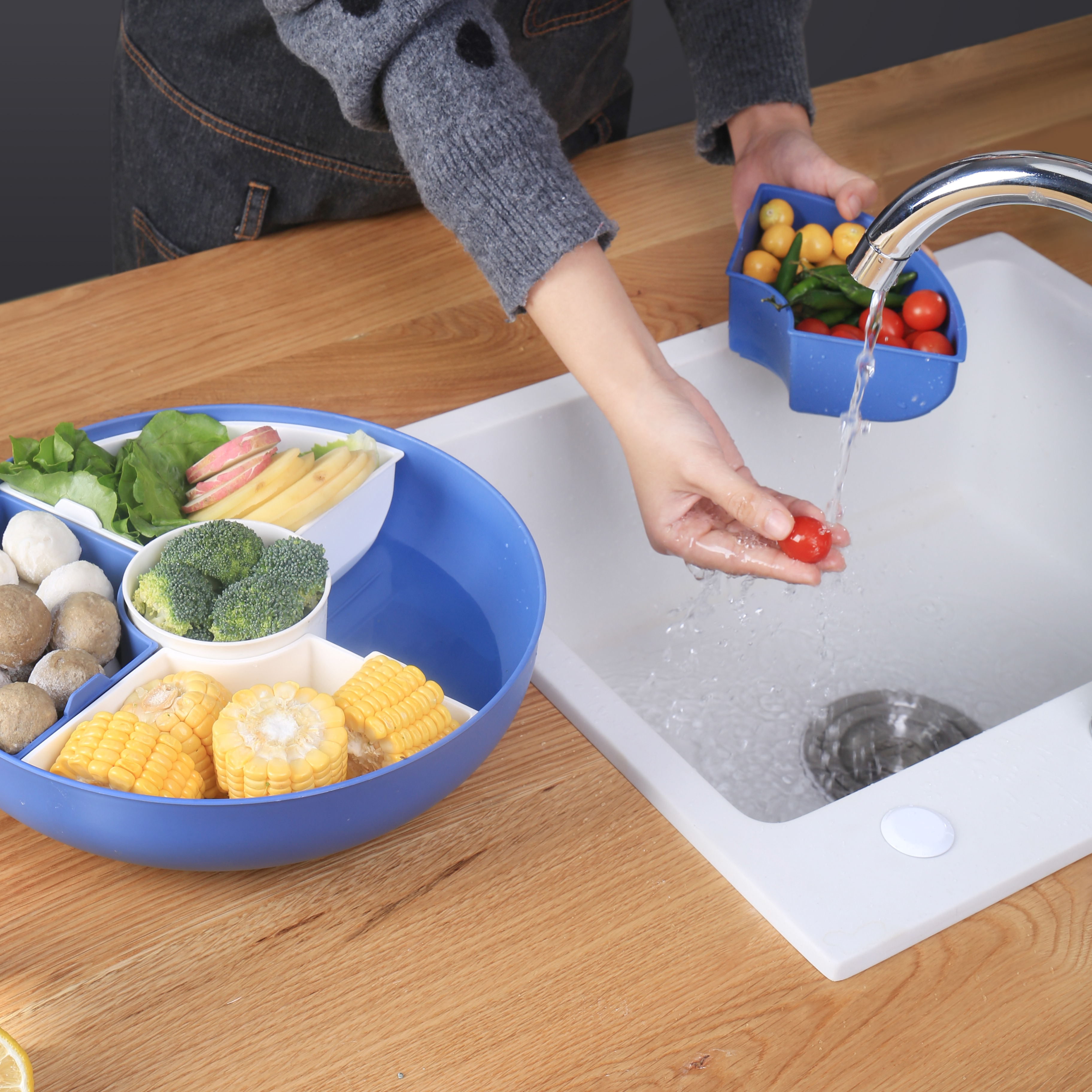 Fruit tray，Fruit tray，Vegetable Platter，Vegetable Platter，Daily Necessities，Daily Necessities，kitchen，kitchen，circular，circular，Put into operation，Put into operation，