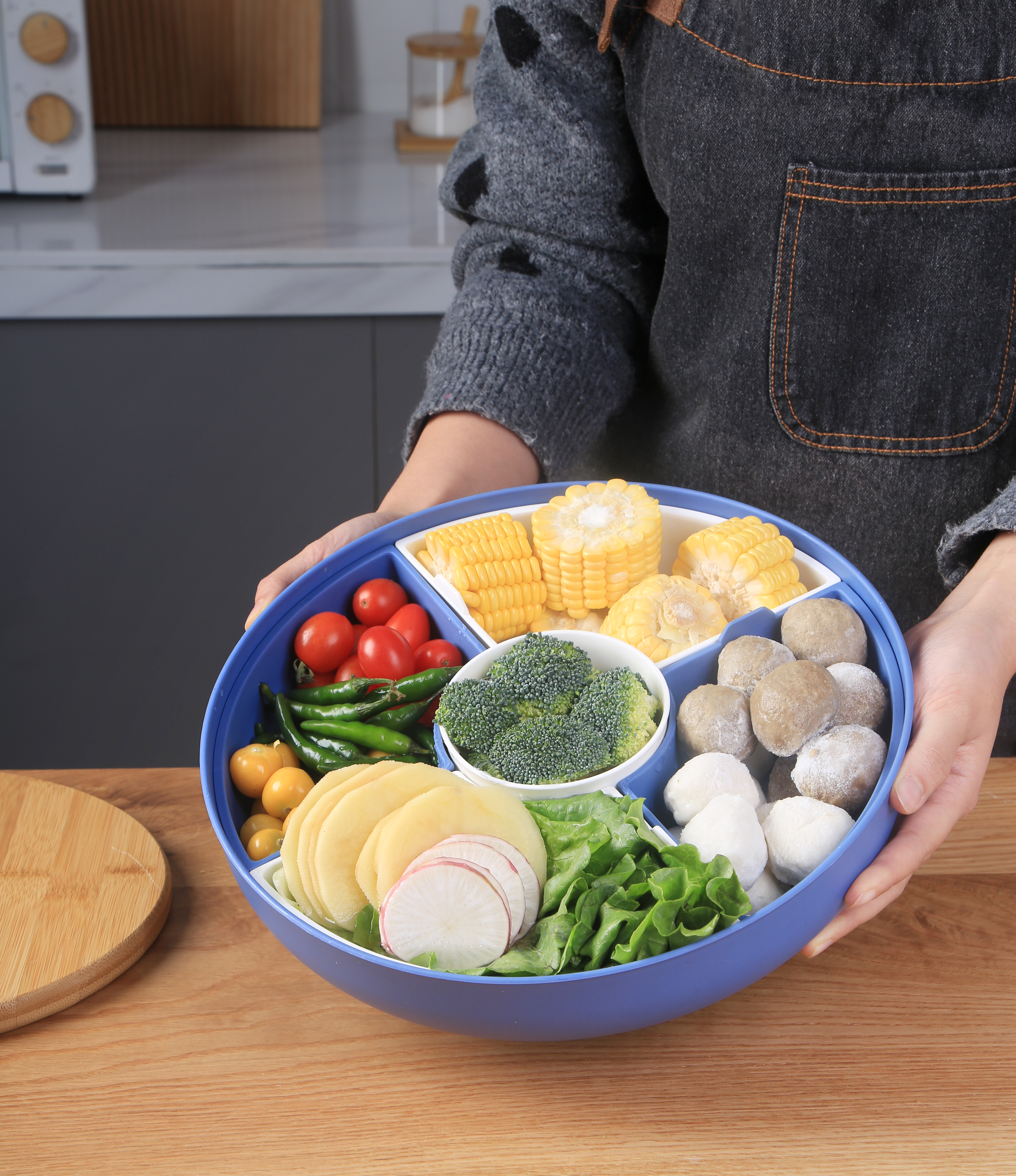 Fruit tray，Fruit tray，Vegetable Platter，Vegetable Platter，Daily Necessities，Daily Necessities，kitchen，kitchen，circular，circular，Put into operation，Put into operation，