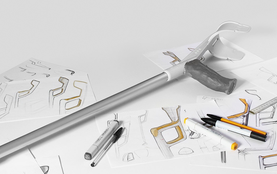 a cane，intelligence，medical care，Simplicity，white，