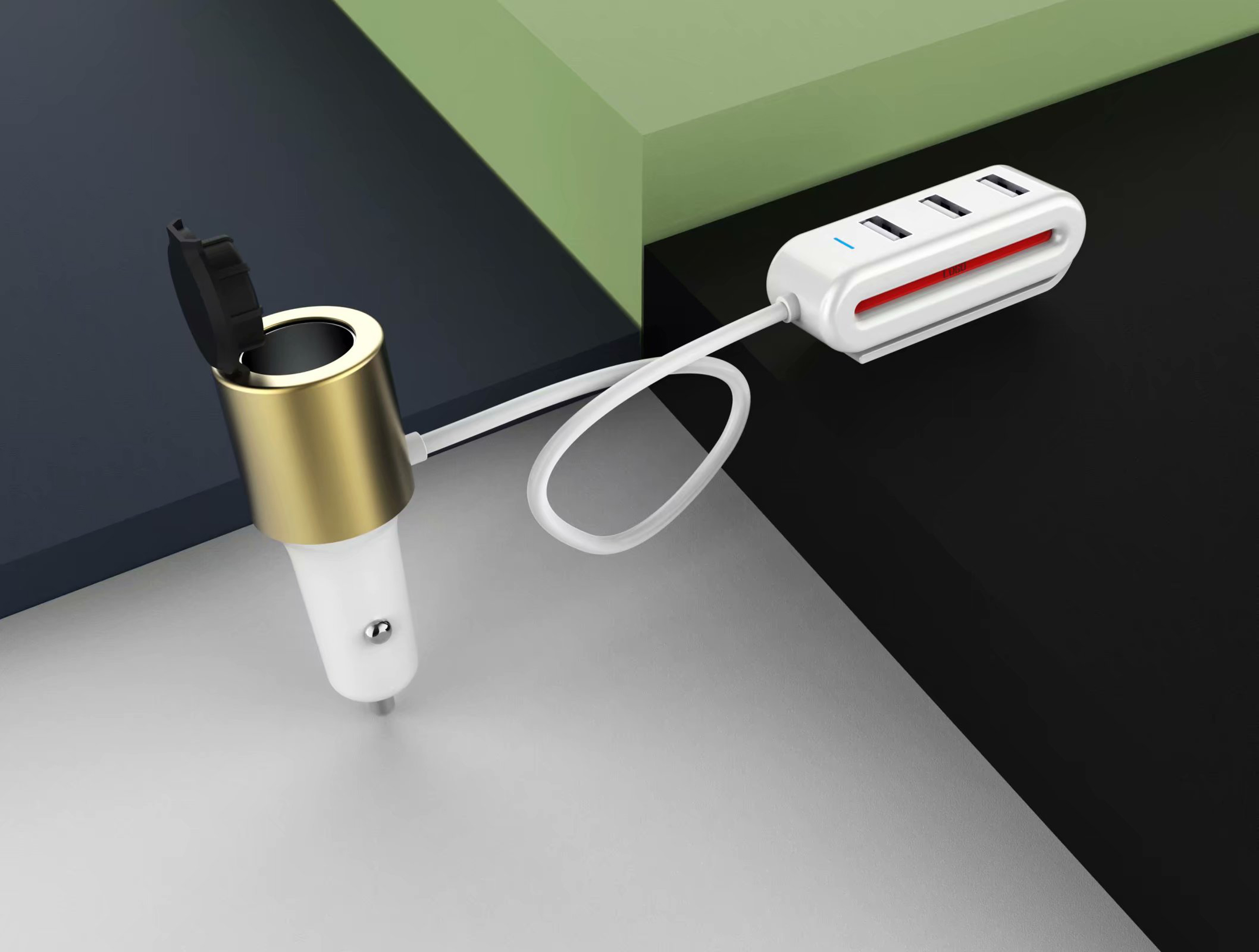 Car charging，The cigarette lighter，