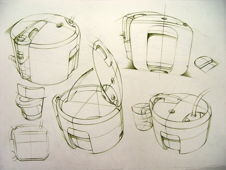 industrial design，popularization of science，Hand drawn products，modeling，History of industrial design，