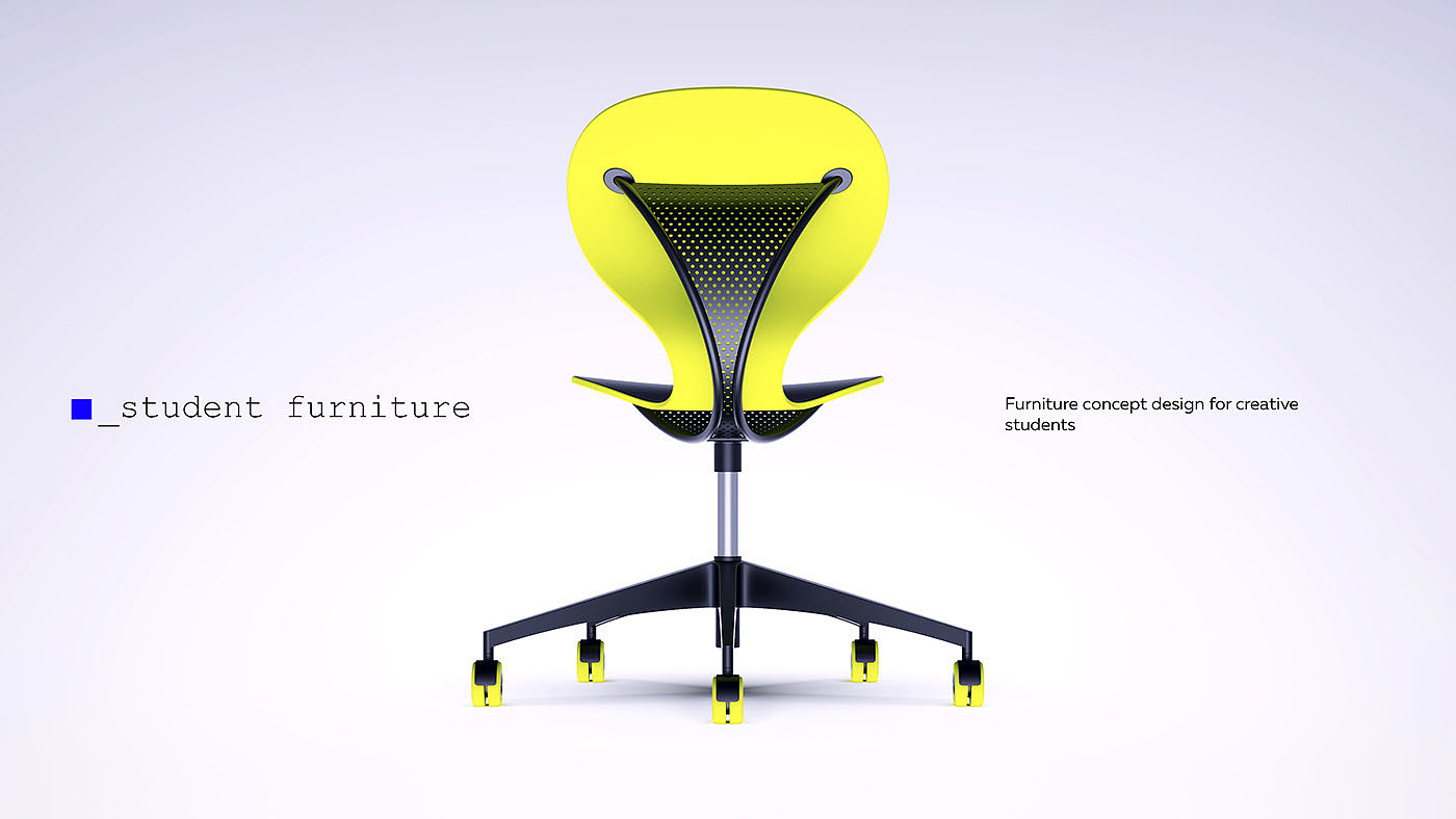 椅子，黄色，概念，蝴蝶，