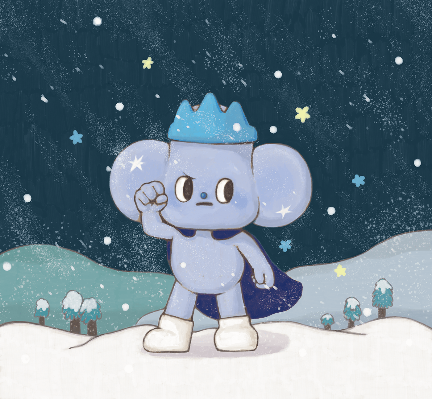 Toys，Raccoon，snow，