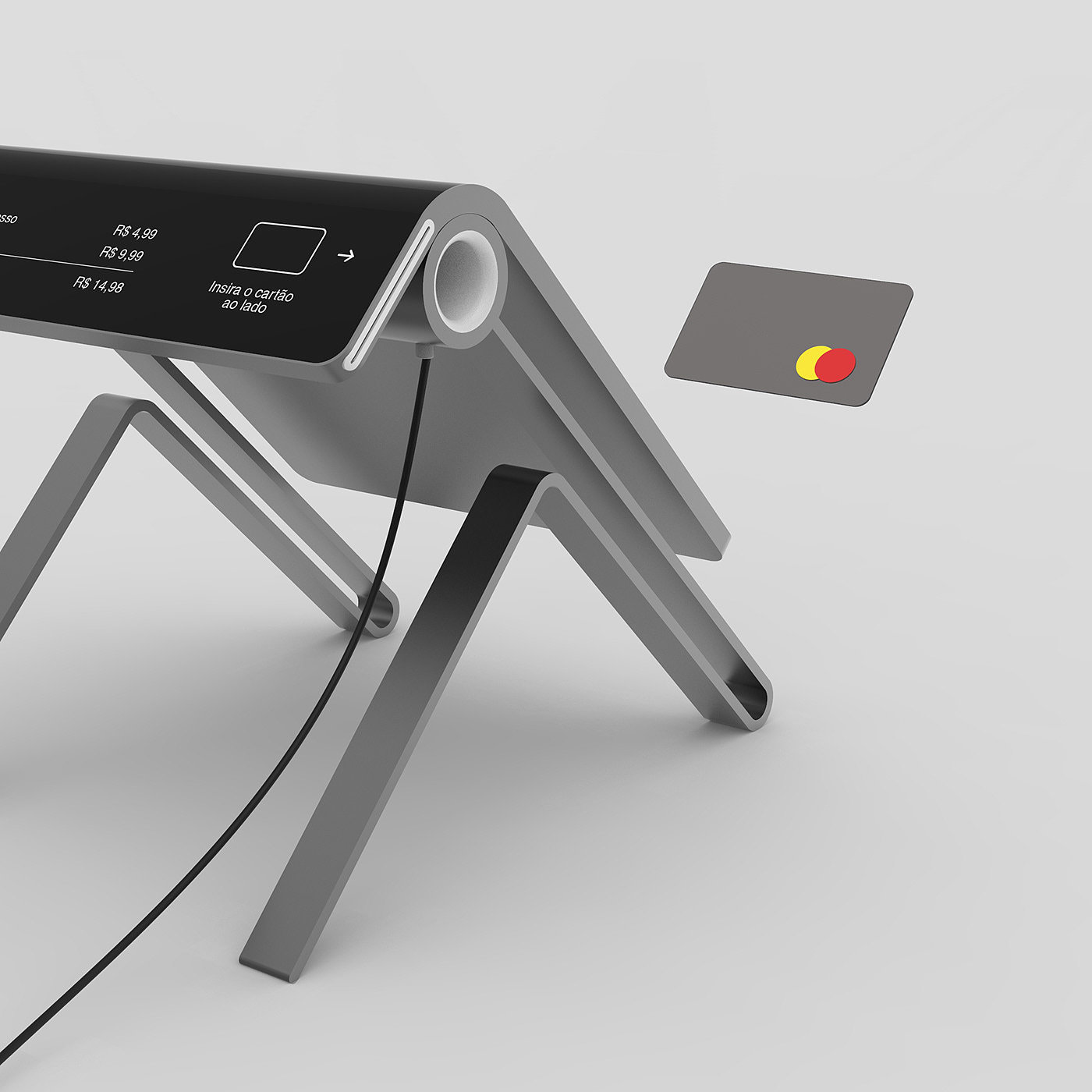 3D modeling，Render，POS machine，payment，