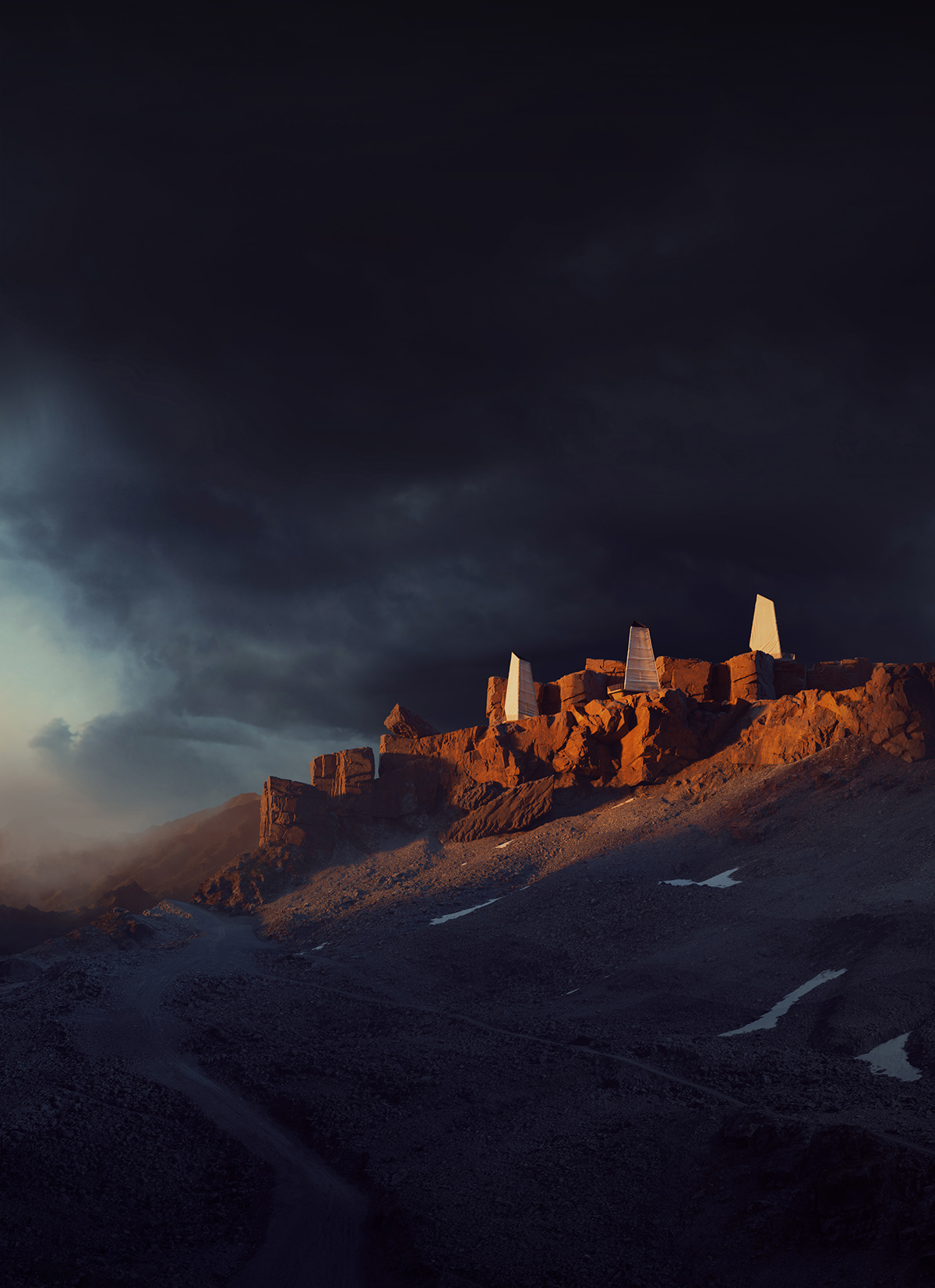 Architecture，Iceland，mountain range，rock，