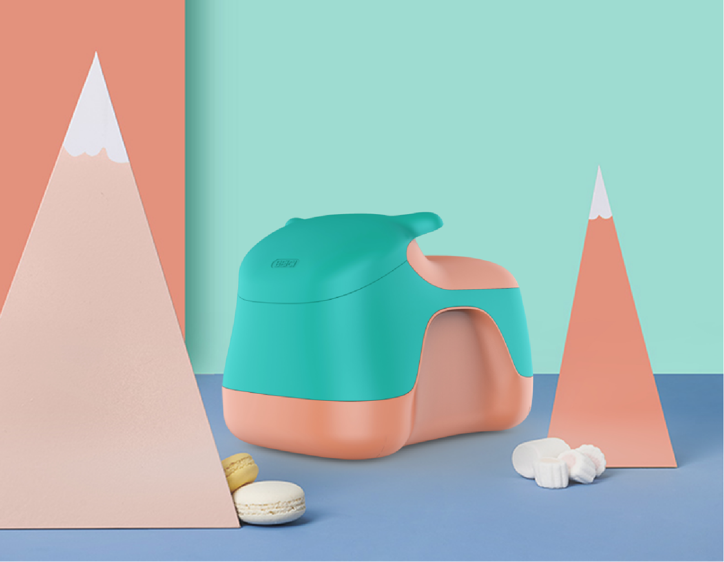 Foot bath bucket，Cartoon，lovely，Handle，