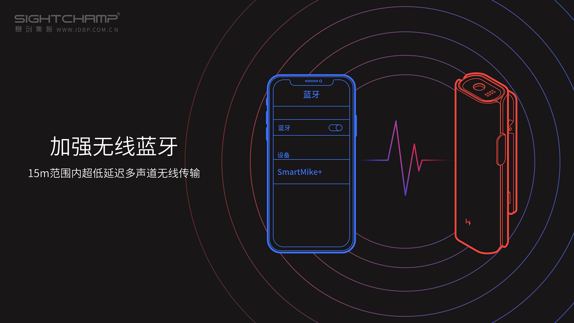 Intelligent device，Digital electronics，Microphone，wireless microphone ，Saichuang Jizhi，Sai Chuang design，