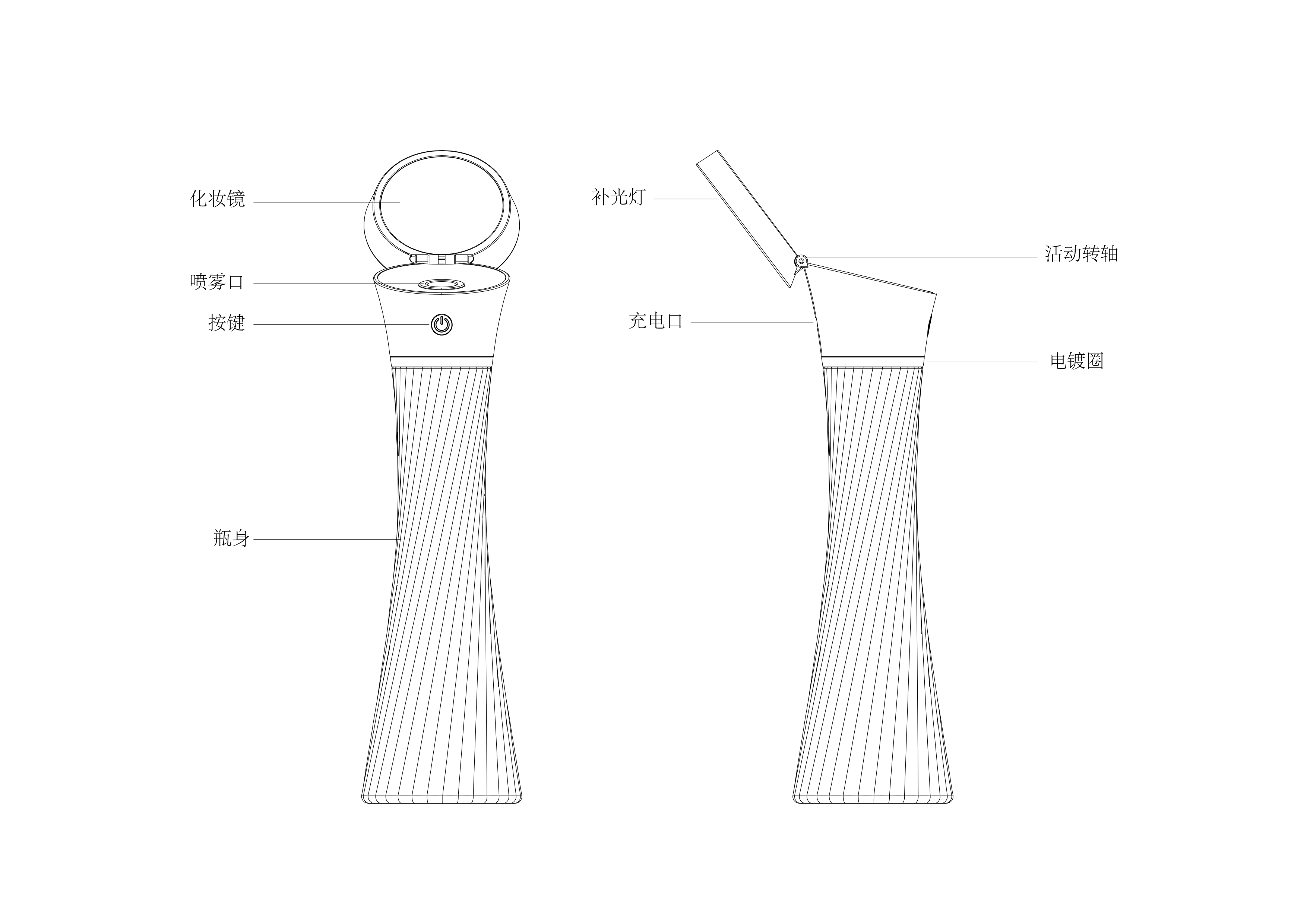 Humidifier / water replenisher / atmosphere lamp，