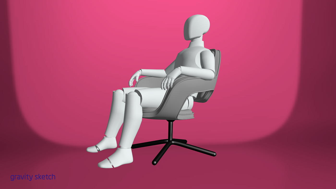 Swell Chair，chair，furniture，Office Supplies，