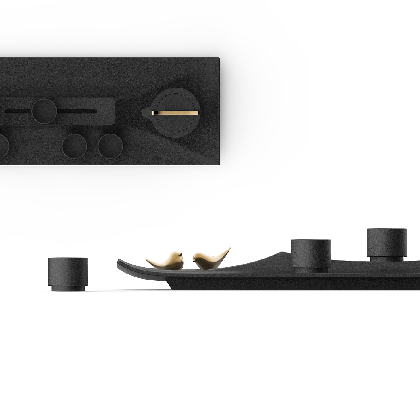 Huizhou architecture, cultural and creative design, tea set, cultural and creative，