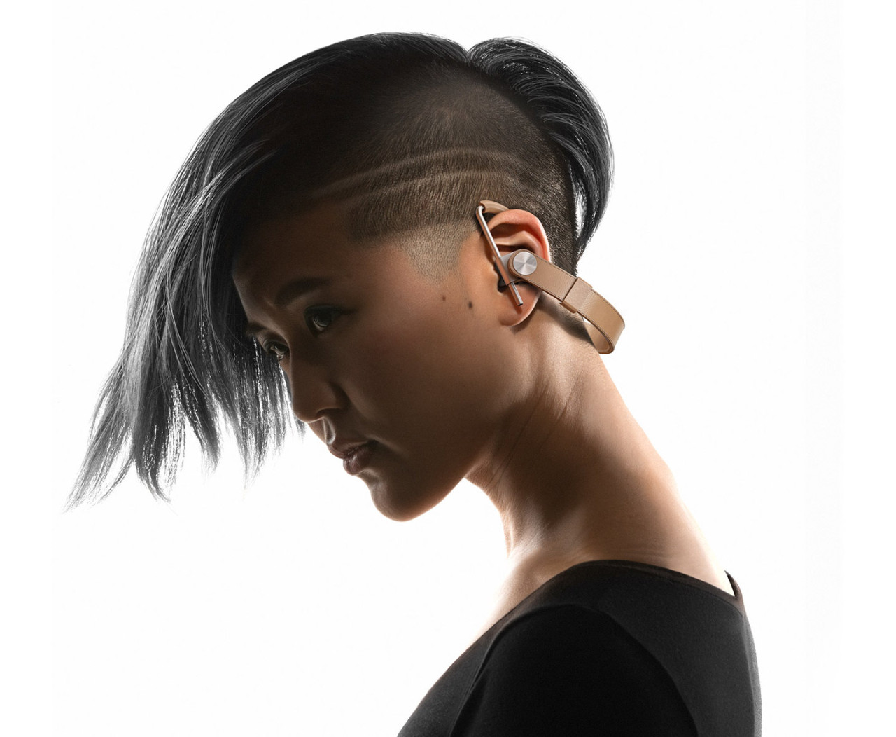 Wireless headset，Leather goods，Bluetooth headset，