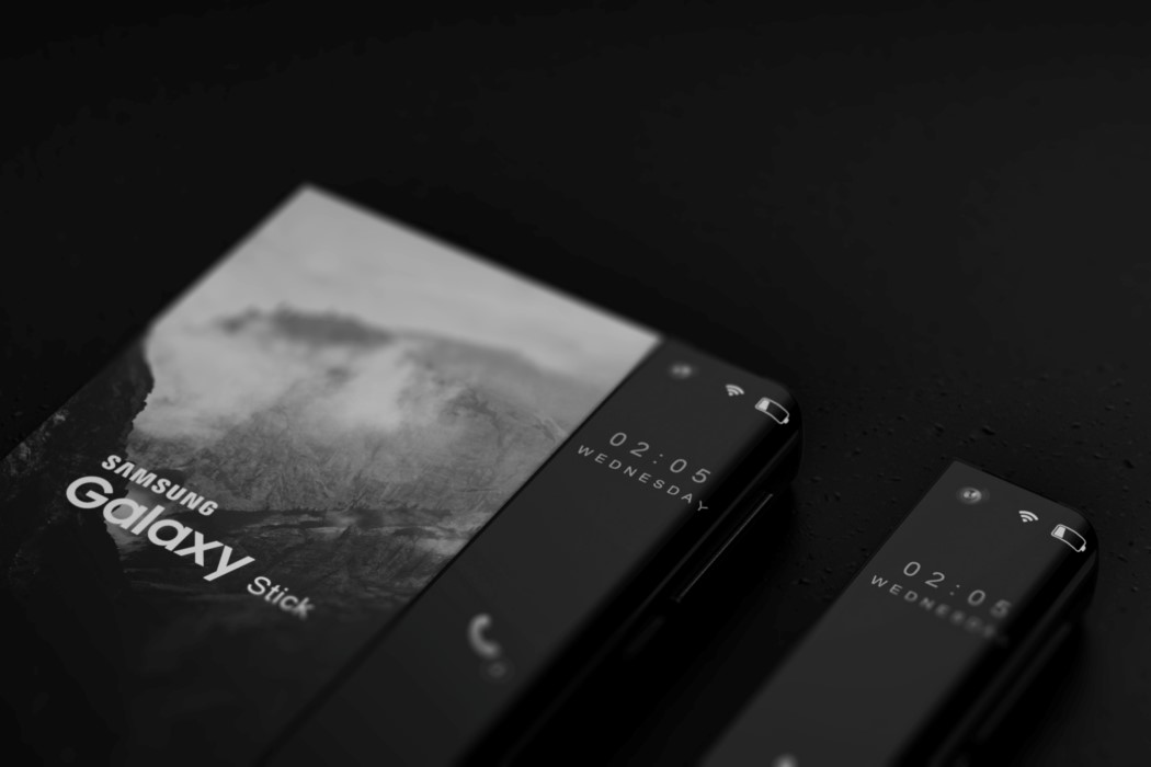 SAMSUNG Galaxy Stick，Samsung，Intelligent mobile phone，conceptual design，