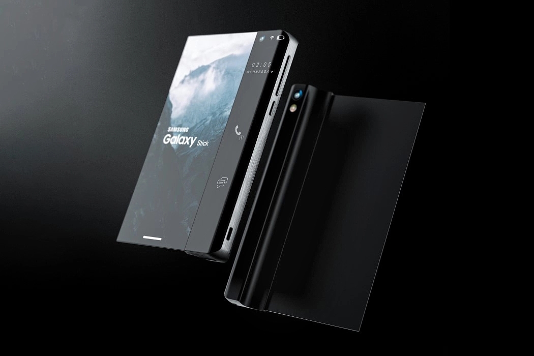 SAMSUNG Galaxy Stick，Samsung，Intelligent mobile phone，conceptual design，