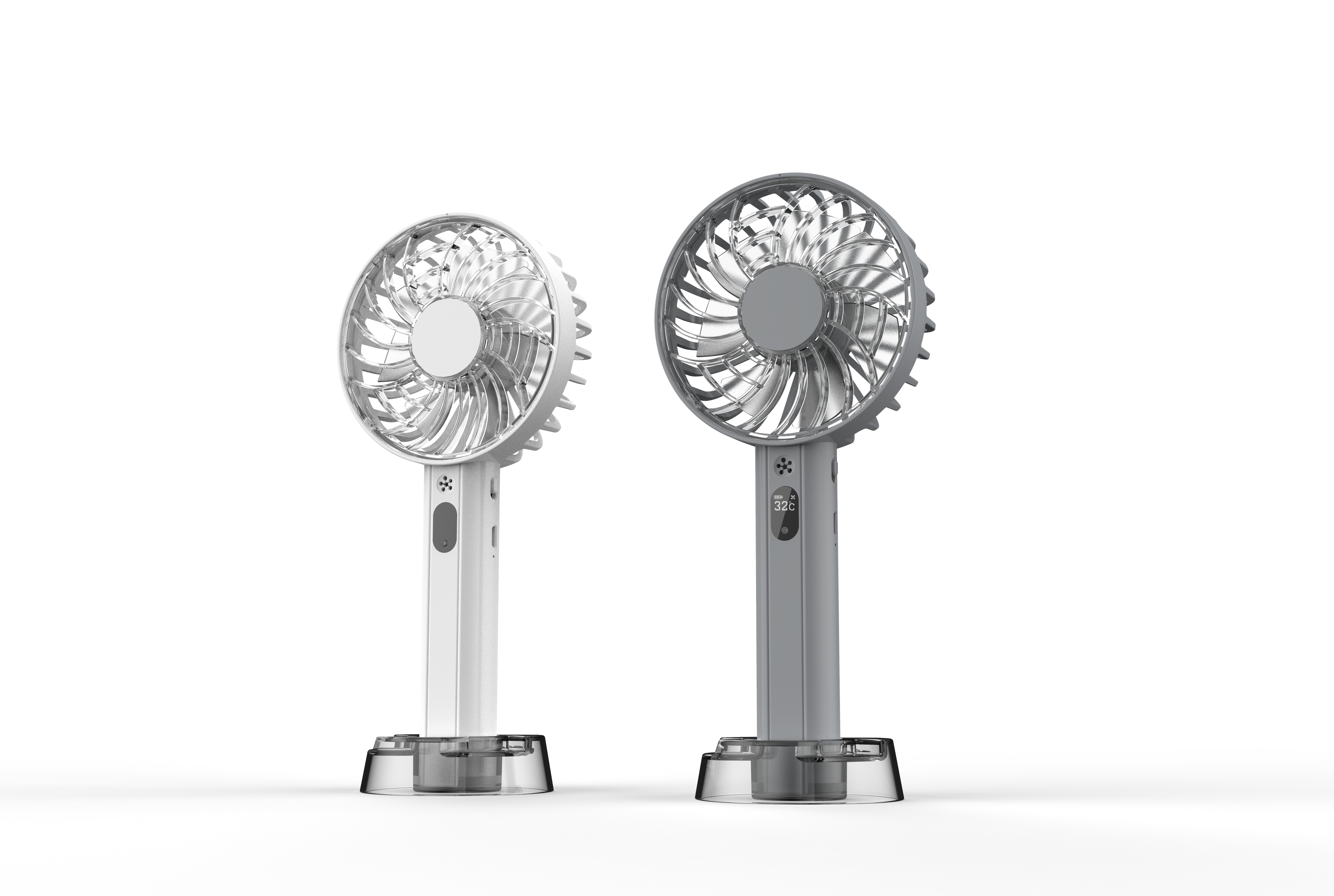 Handheld fan / OLED display，