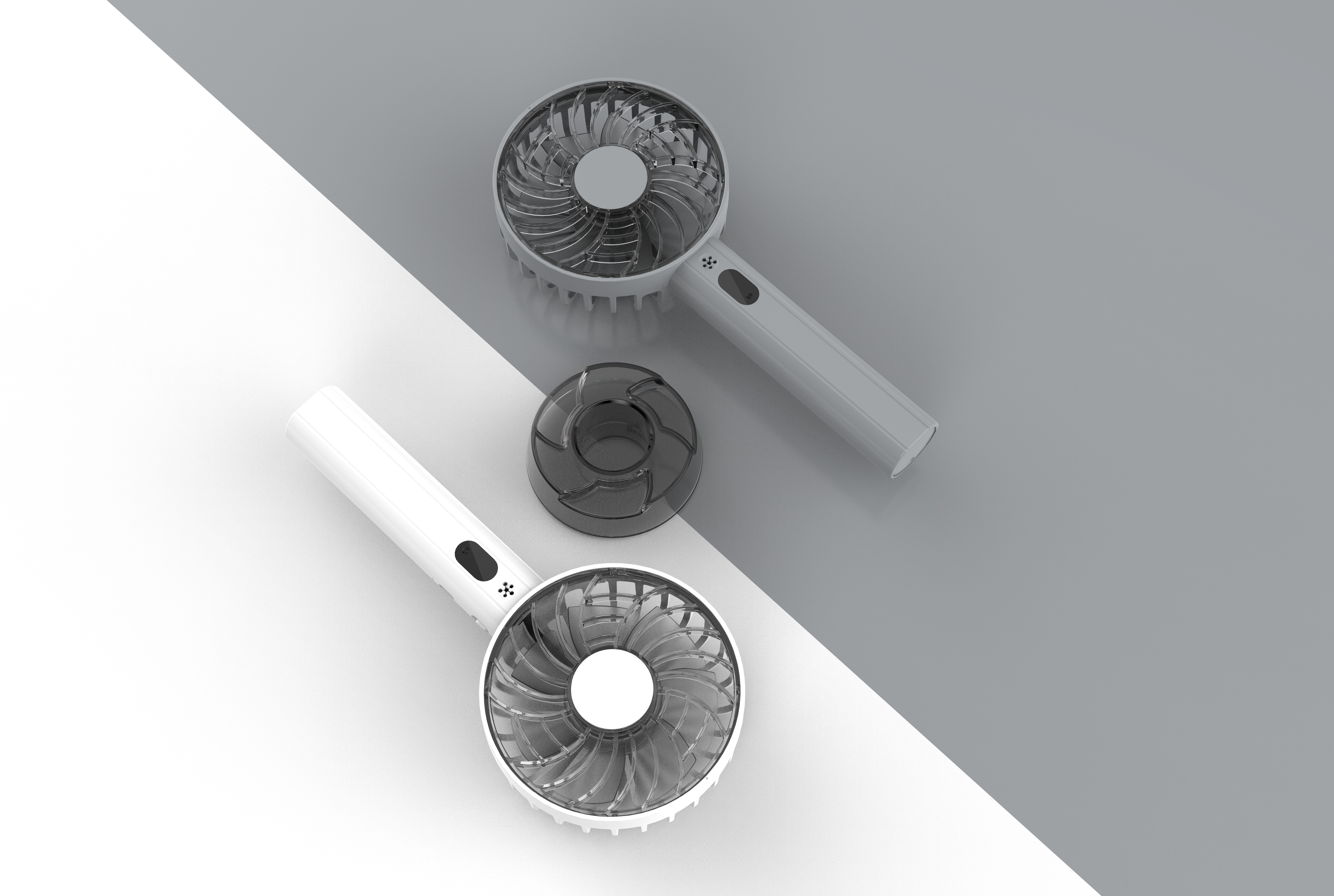 Handheld fan / OLED display，