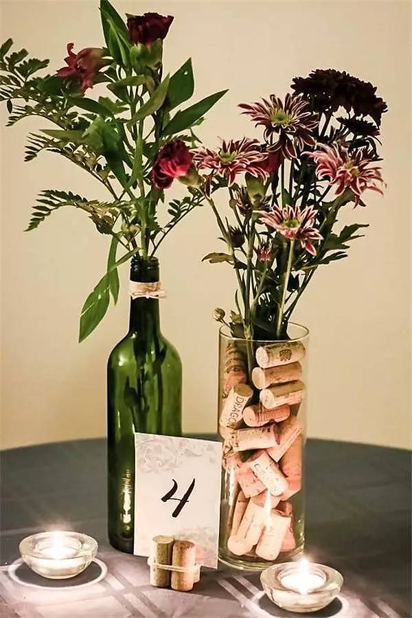 diy，The wine bottle，Home Furnishing，Micro landscape，