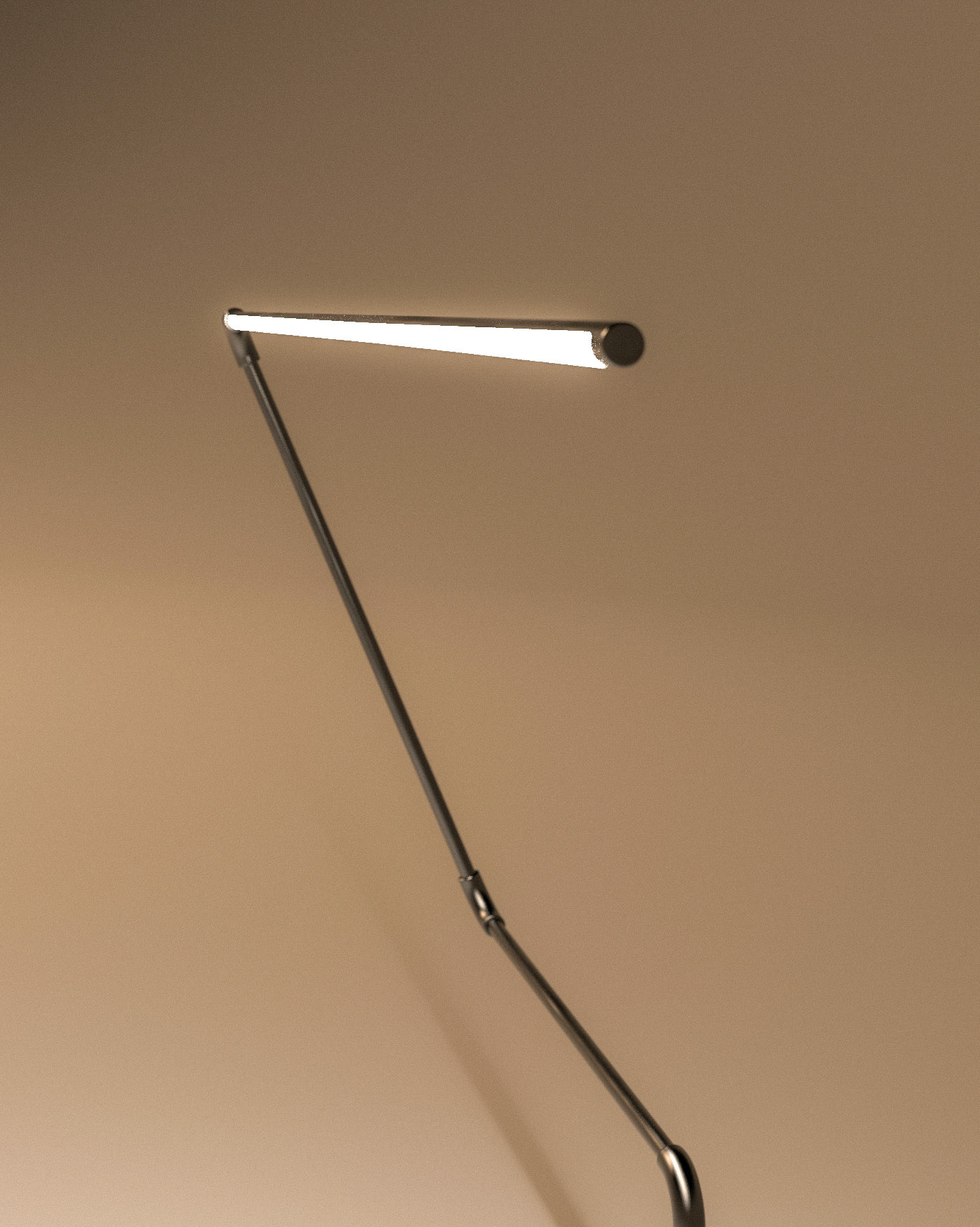 Floor lamp，Contact，innovate，Long type，rotate，