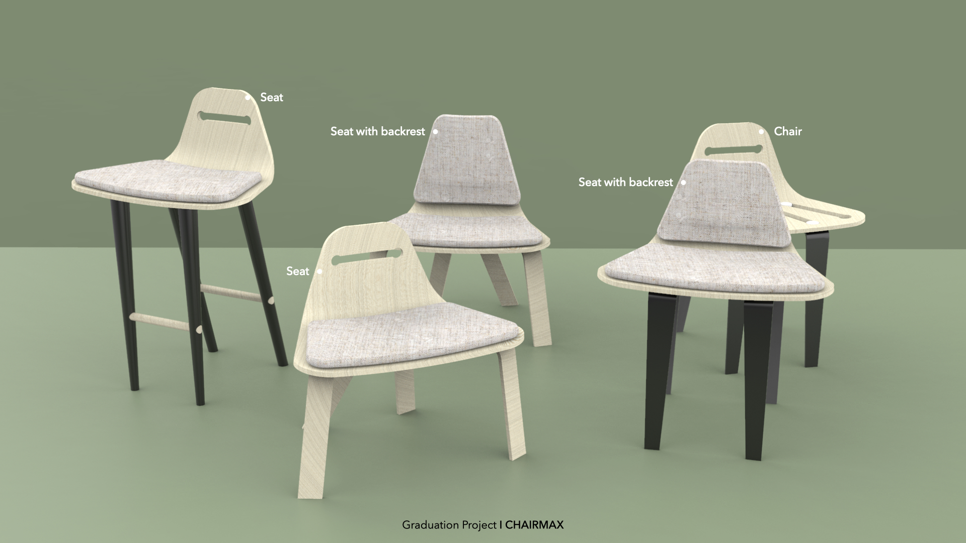 chair，furniture，Transform，replace，cmf，