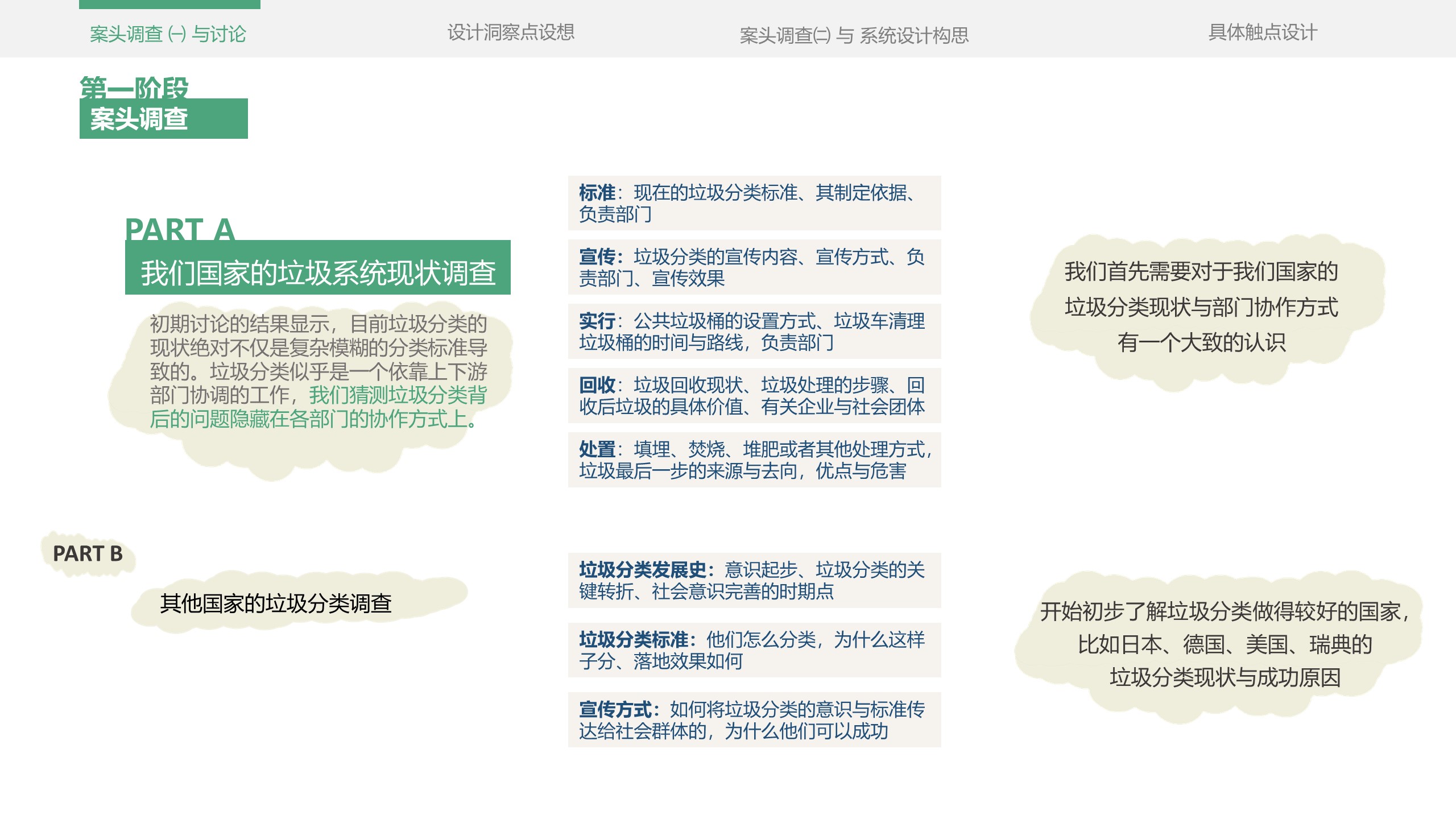 Service design，refuse classification，education，