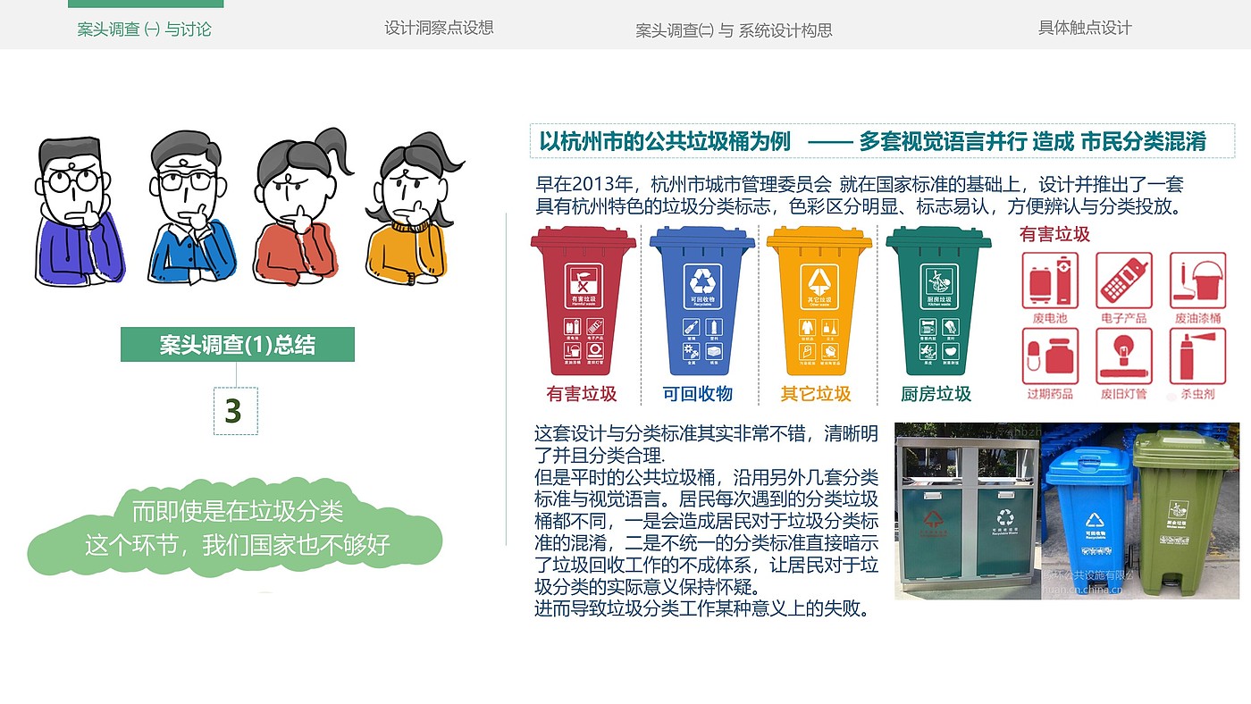 Service design，refuse classification，education，