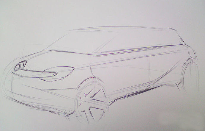 automobile，Hand drawn，ps，course，