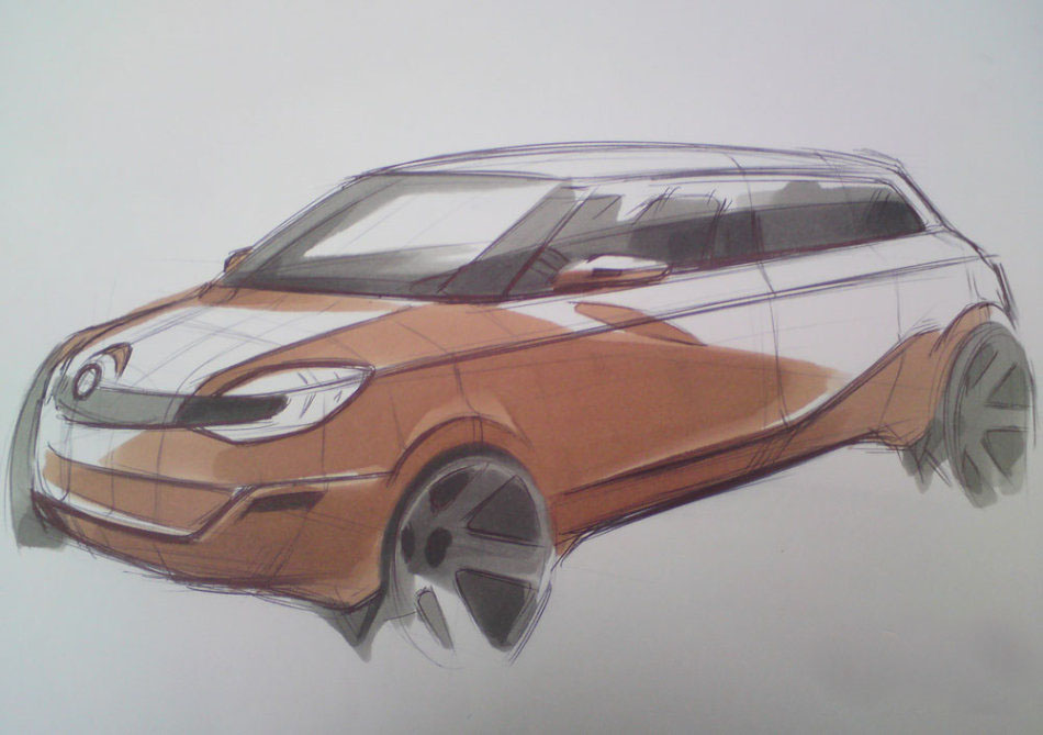 automobile，Hand drawn，ps，course，