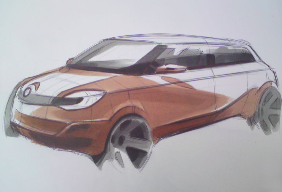 automobile，Hand drawn，ps，course，